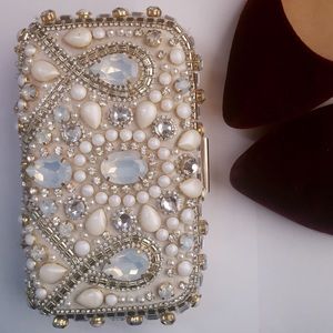 Rhinestone clutch
